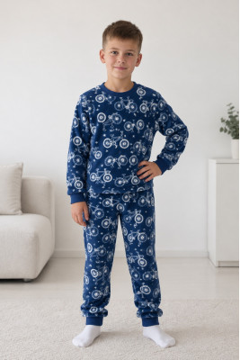Тепла піжама для хлопців із махрового полотна